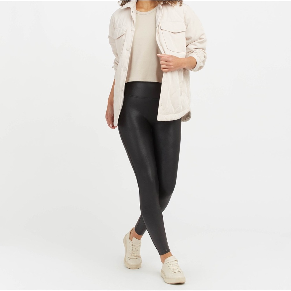 Spanx Faux Leather Leggings